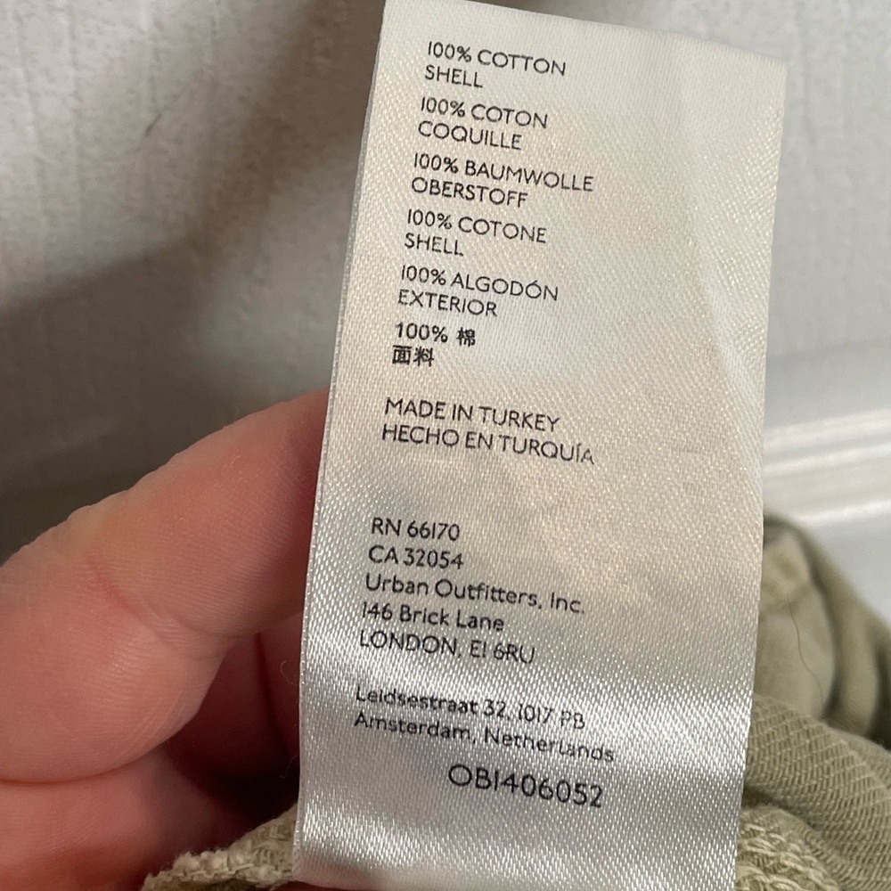 Free People First Light Utility Cargo Pants Boho Bohemian In Boa Green 4 - Picture 14 of 14
